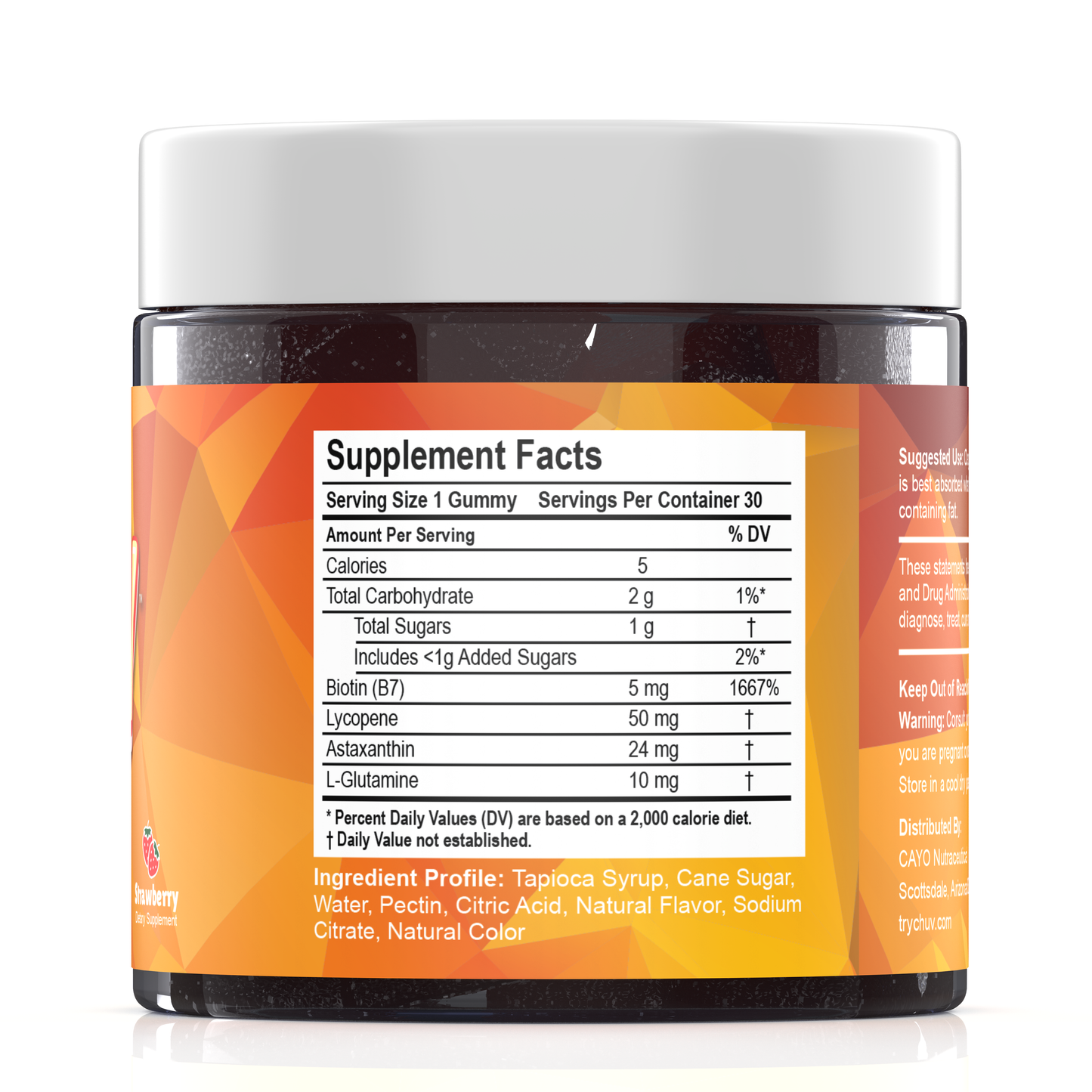 ChUV - Natural Tanning Gummy (Wholesale 20-Pack)